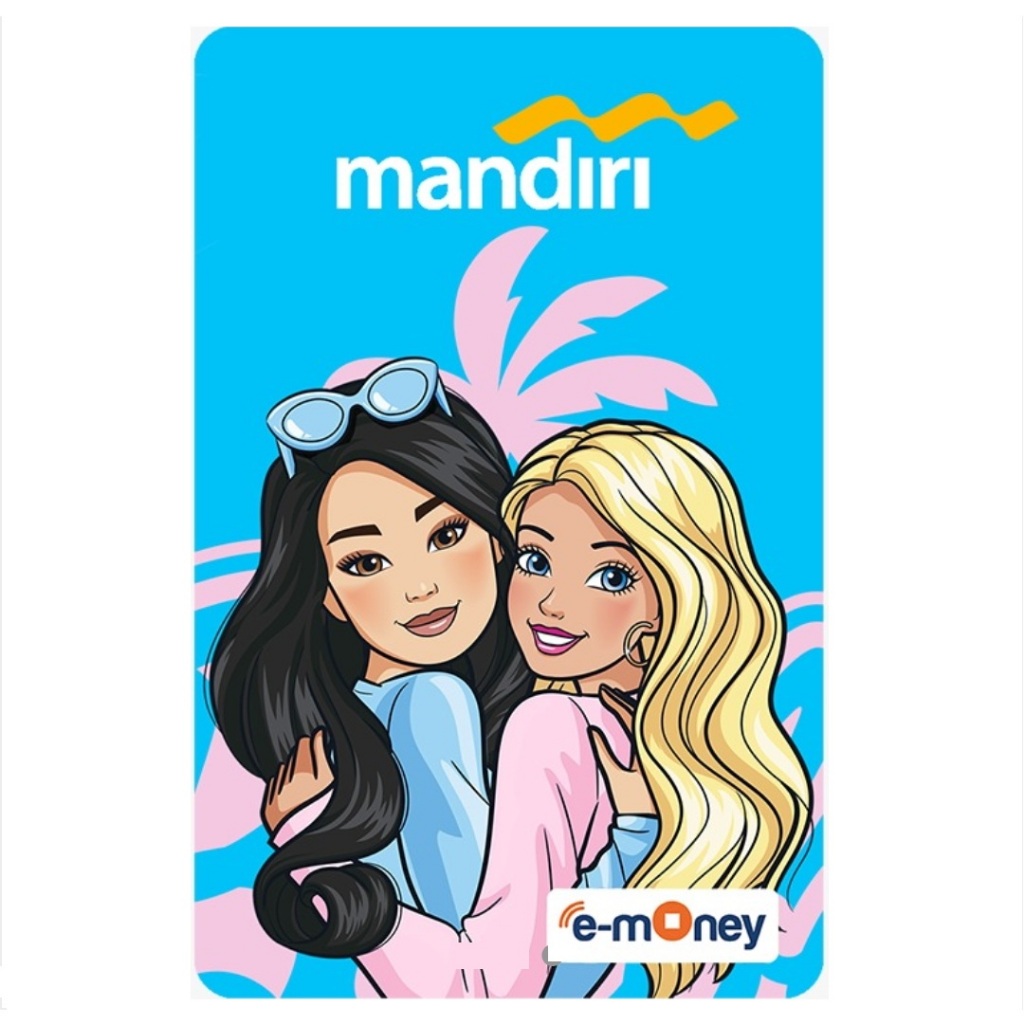 Mandiri e-Money Barbie 2026 - 2 Barbie Girls