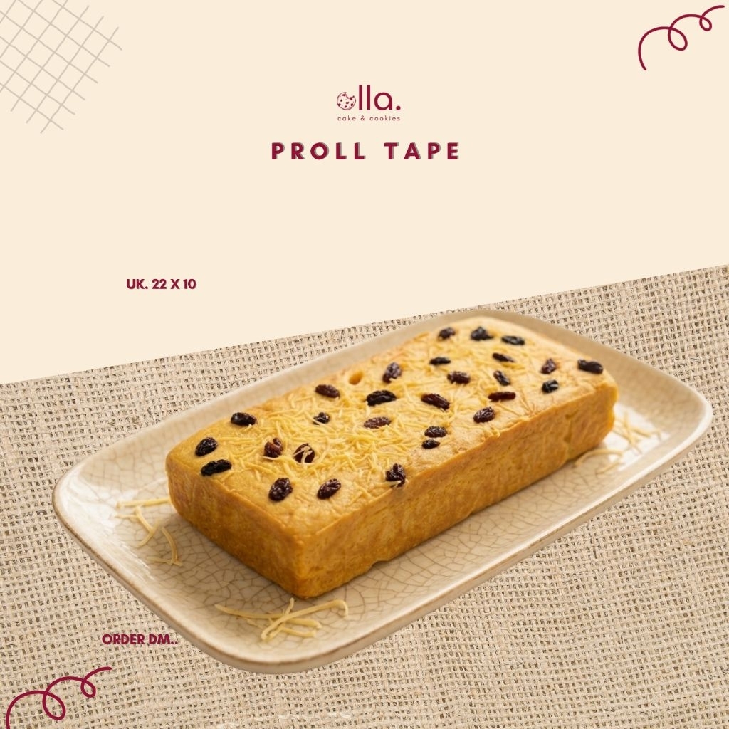 Prol Tape keju kismis 22 x 10 cm
