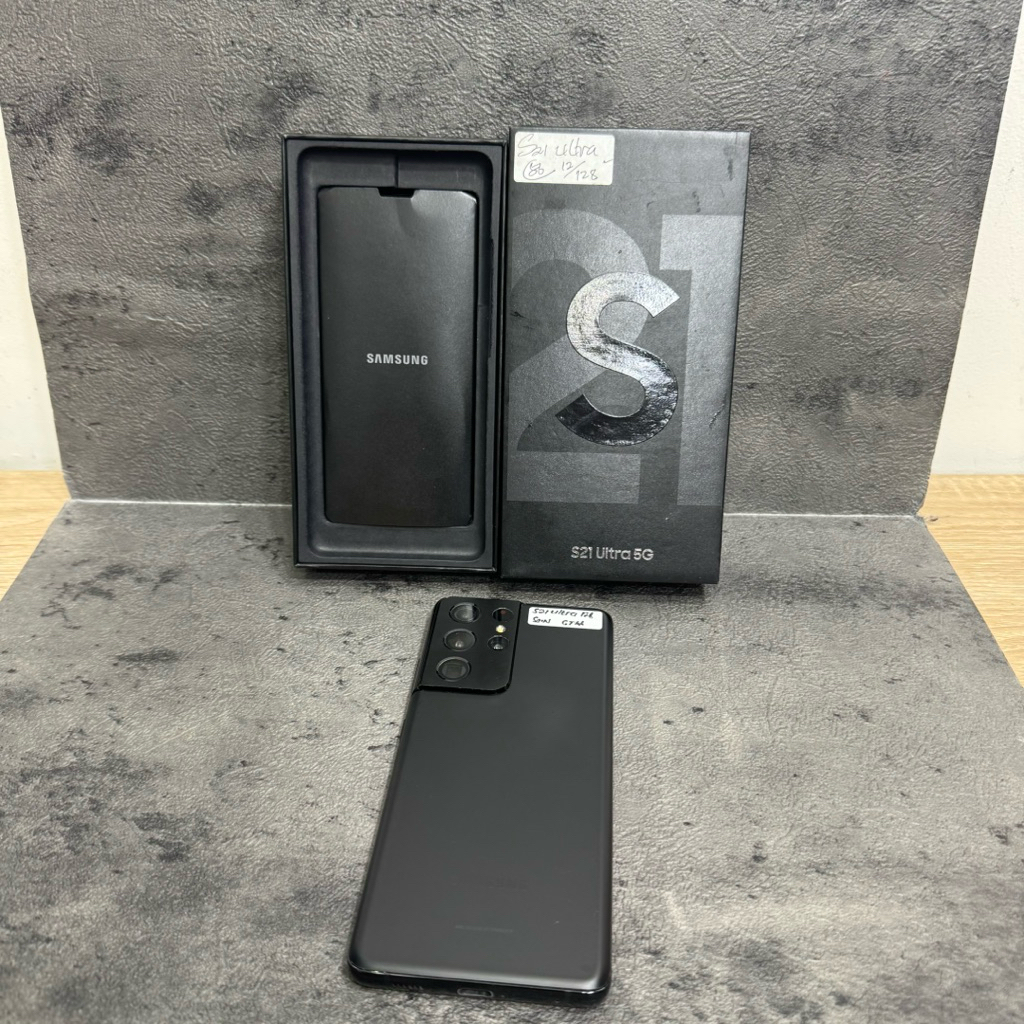 Samsung Galaxy S21 Ultra 5G 12/128gb Fullset Second Garansi Resmi