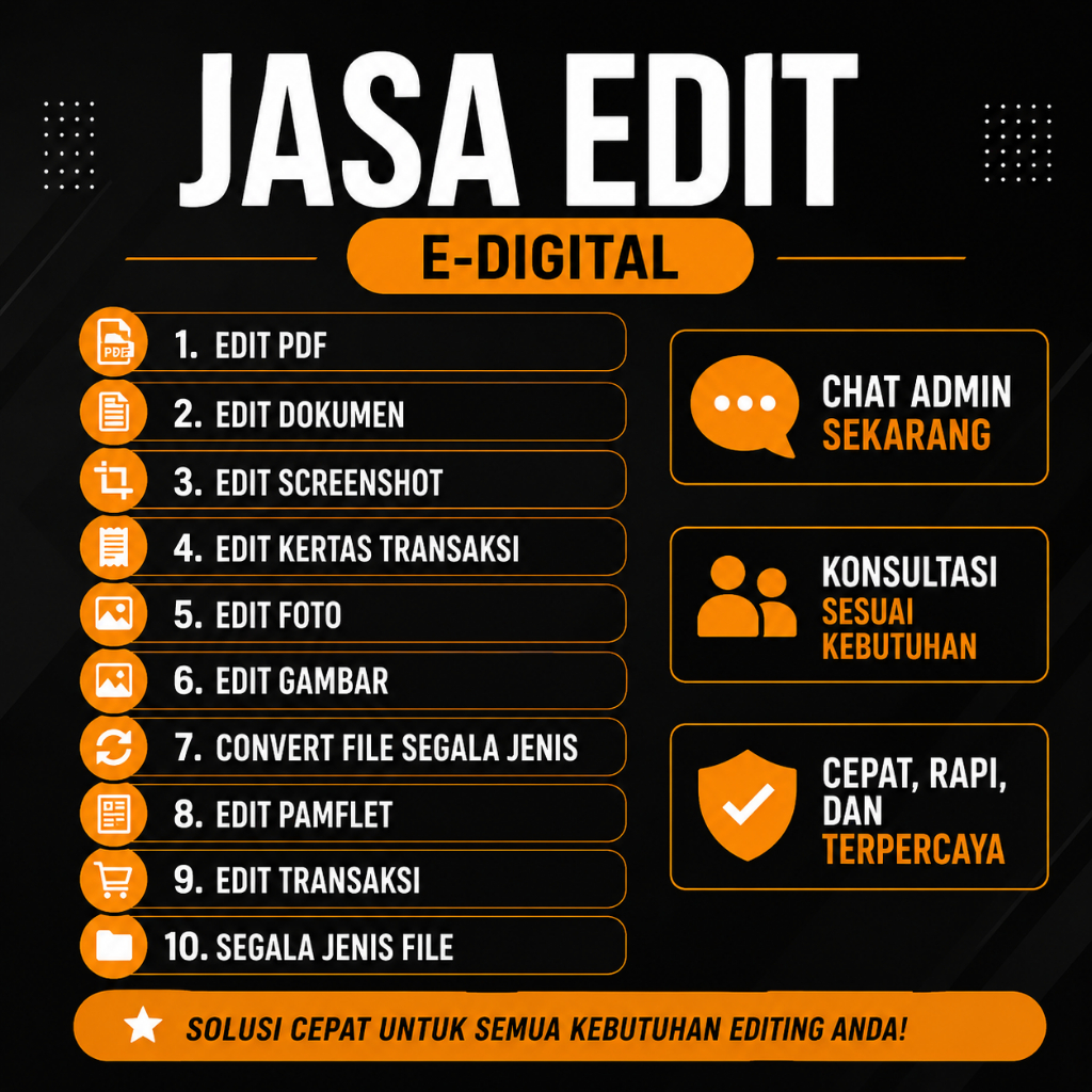 JASA EDIT FILE PDF, FOTO, SS, DOKUMEN, DLL