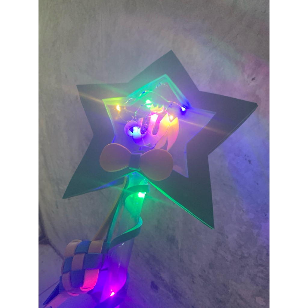 Lampion Takbir keliling handmade DIY lampu obor
