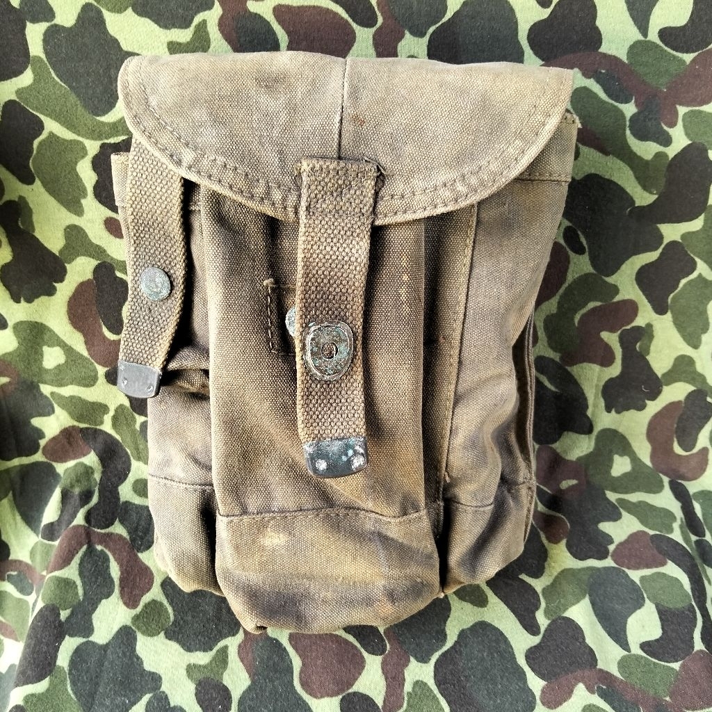 tas tentara jadul magpouch kanvas jadul mag pouch kanvas tentara jadul magpouch ak 47 kantong magase