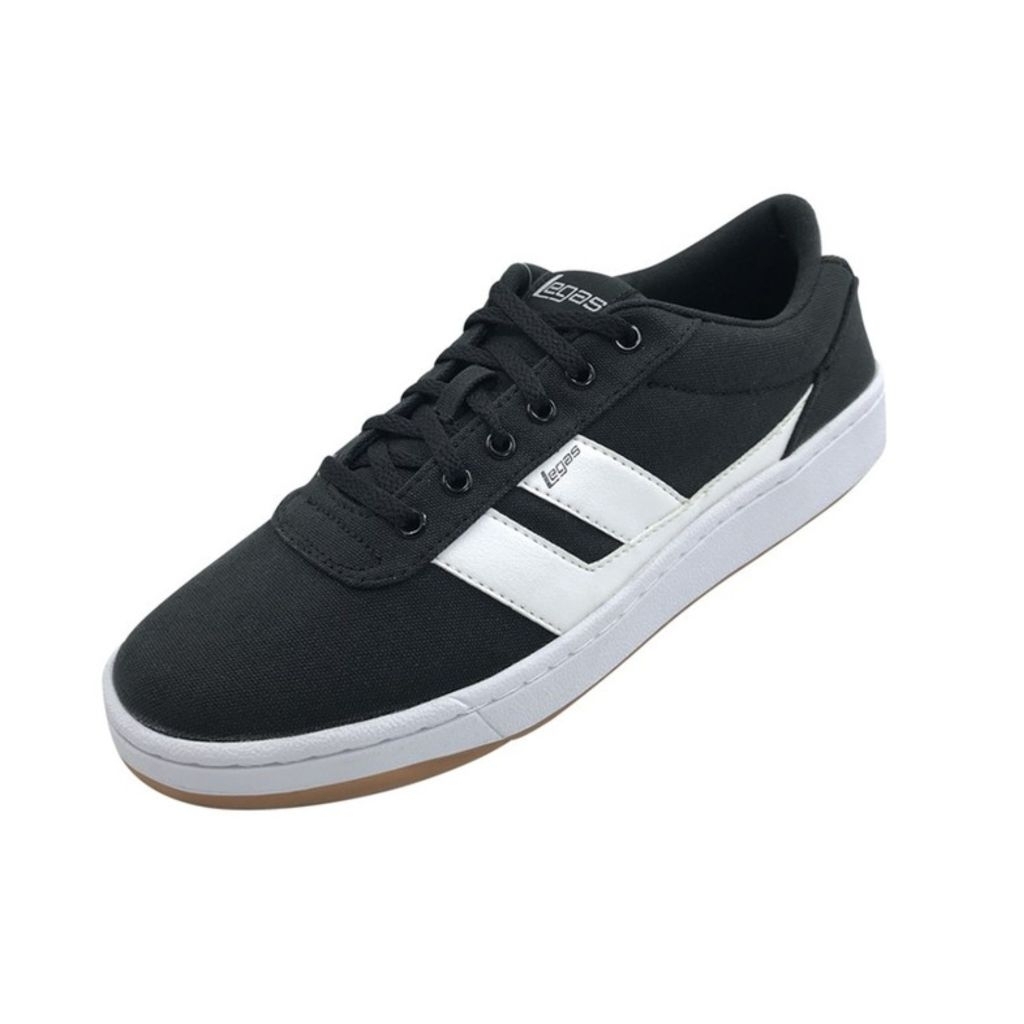 Sepatu League Legas Cabbalerro LA U Hitam Sneakers Pria Wanita Lifestyle Original