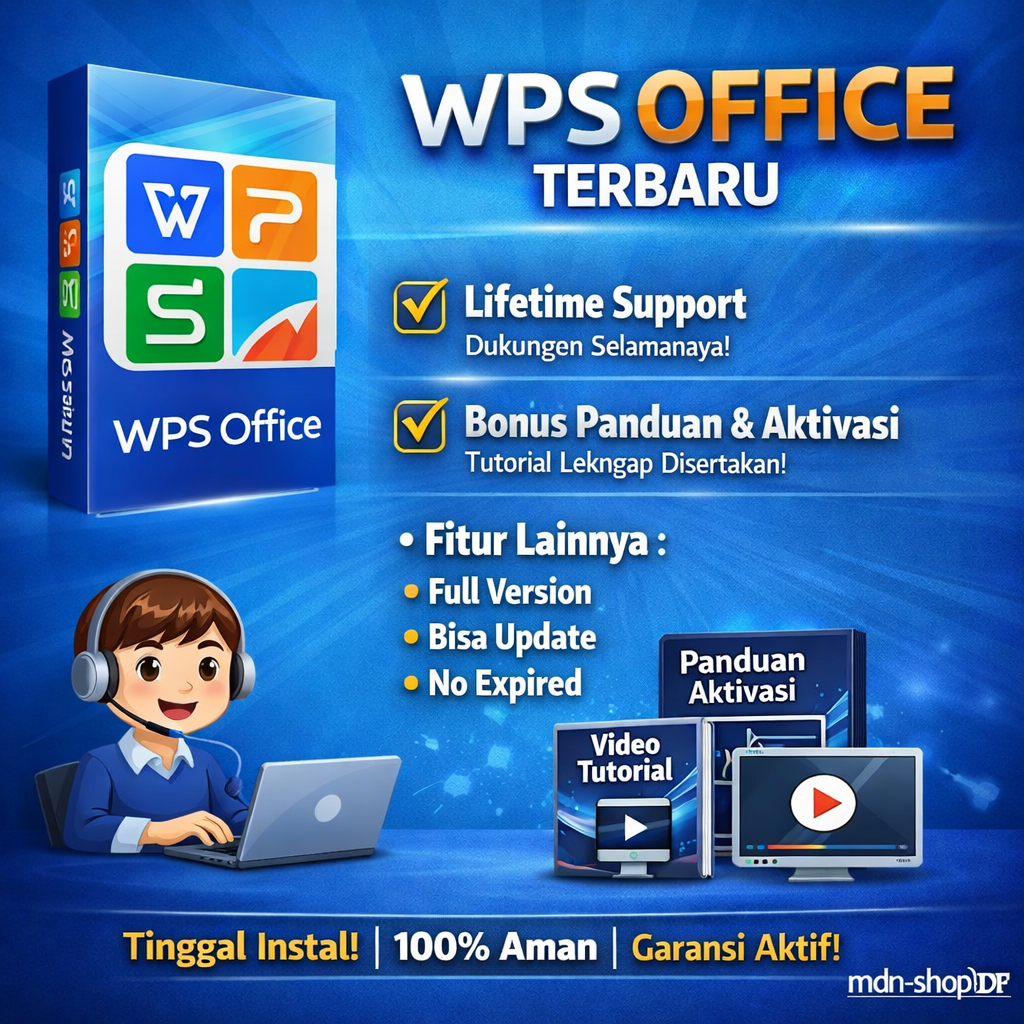 [Bonus Gantungan Kunci] APK WPS Office Full Version Terbaru