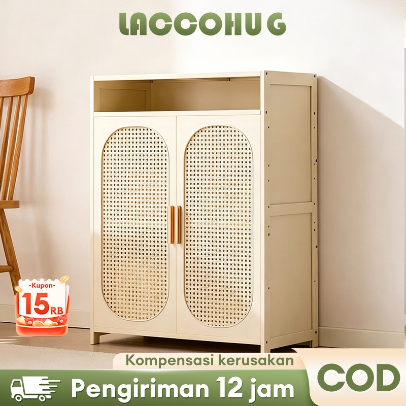 Laccohug Lemari Dapur Bambu Kabinet Dapur Lemari Piring Dapur Lemari Dapur Standing