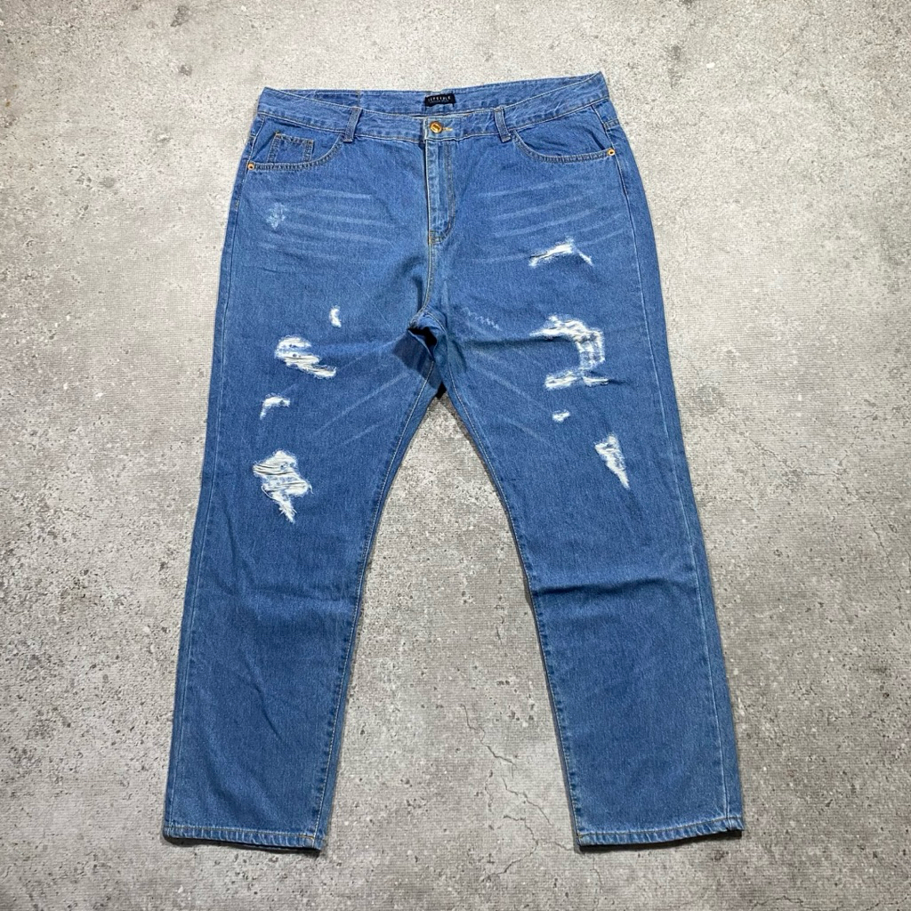Big Size Ripped Jeans Fitstyle (Second)