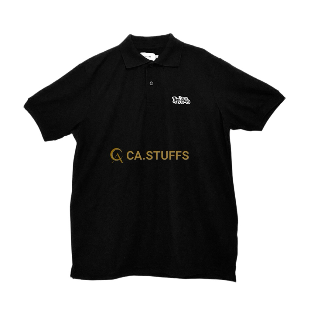 Kemeja Polo Shirt COC Black