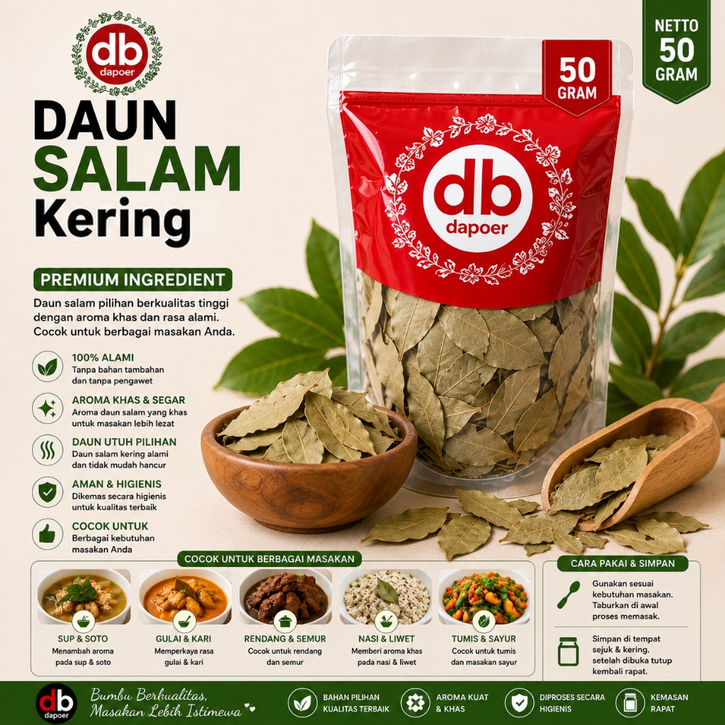 Daun Salam | Bay Leaf | Bay Leaves
