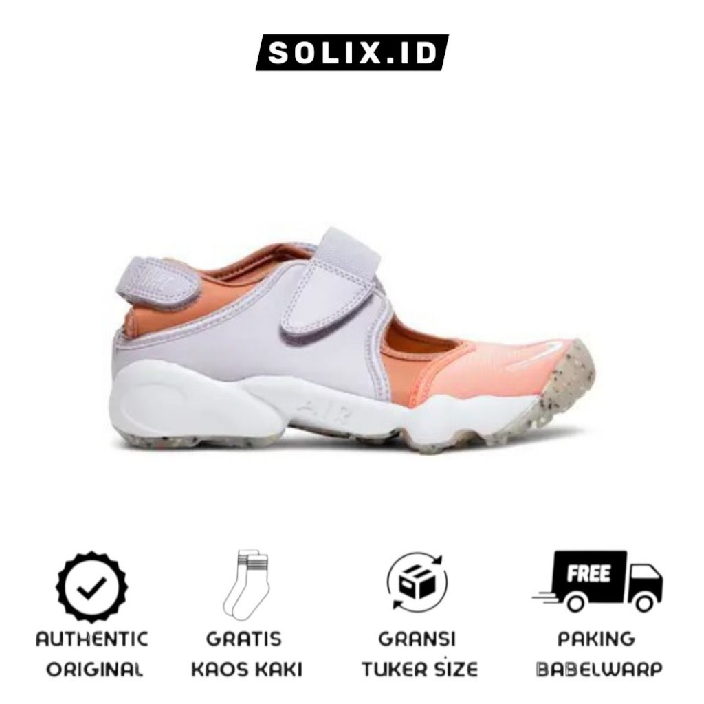 Sepatu Wanita Nike Air Rift Crimson Bliss / Infinite Lilac