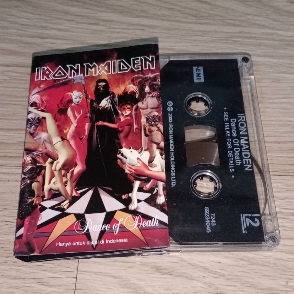 Kaset Iron Maiden - Dance of Death