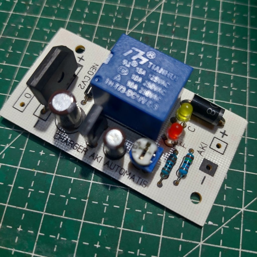 kit module charger aki 12v auto cut off. kit module charger accu