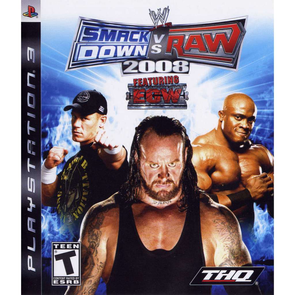 KASET GAME PS3 PKG WWE SMACKDOWN VS RAW 2008