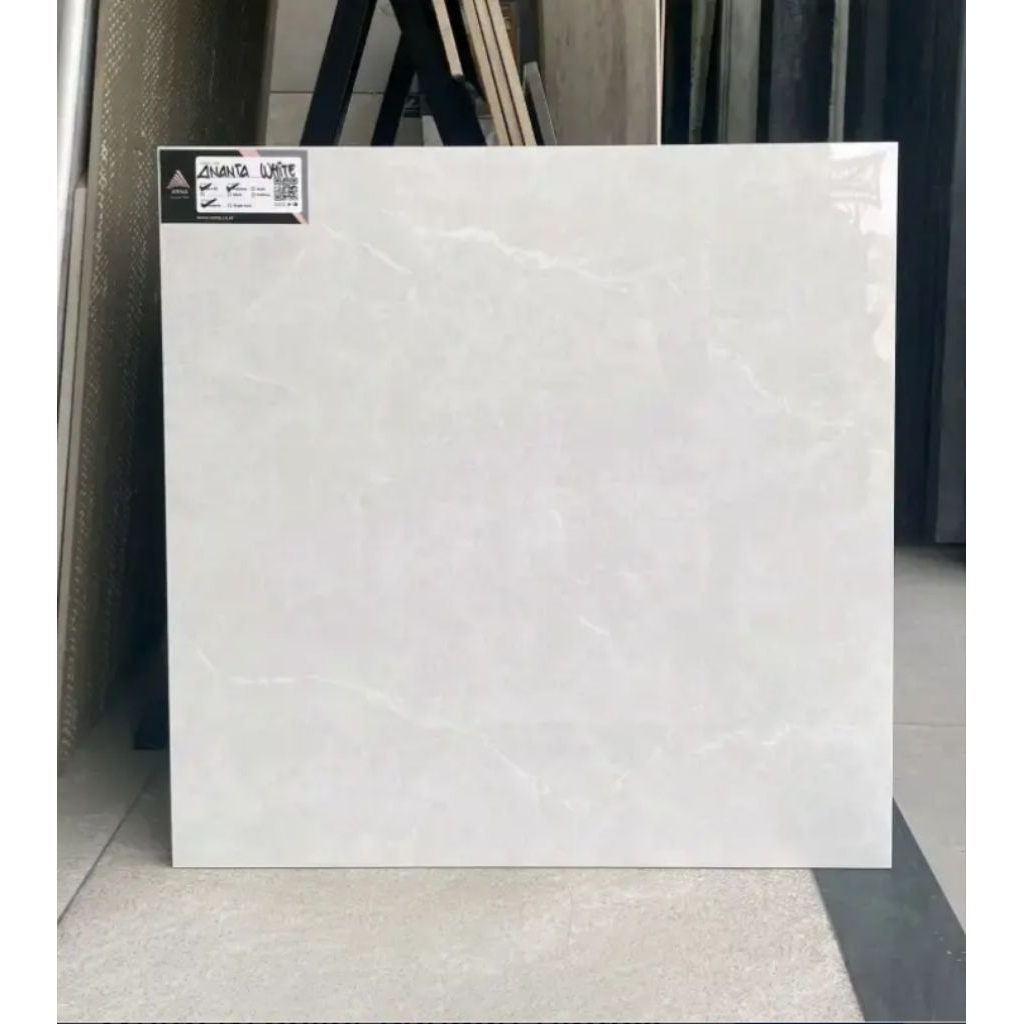 Granite Lantai 60x60 Ananta White | ARNA | Glossy Kw-1