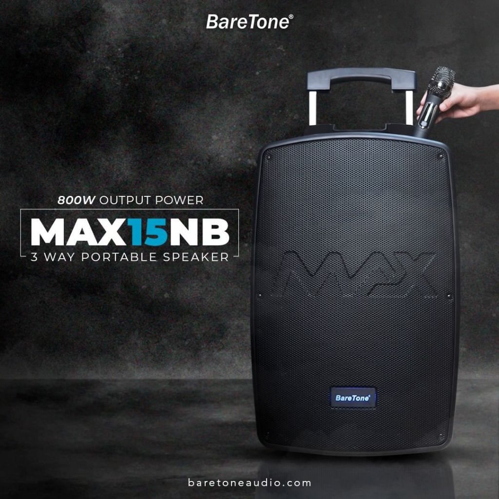 Speaker Portabel Baretone MAX15NB 800Wat