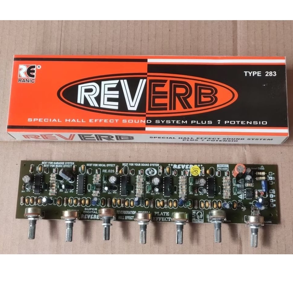 Kit echo reverb 7 potensio ( 283 )