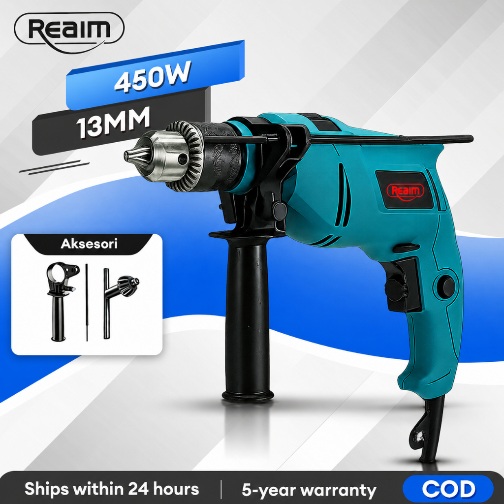 Mesin Bor Listrik 13MM Bolak Balik Bor Listrik Modern Bor 13MM Bor Tembok Bor Tangan