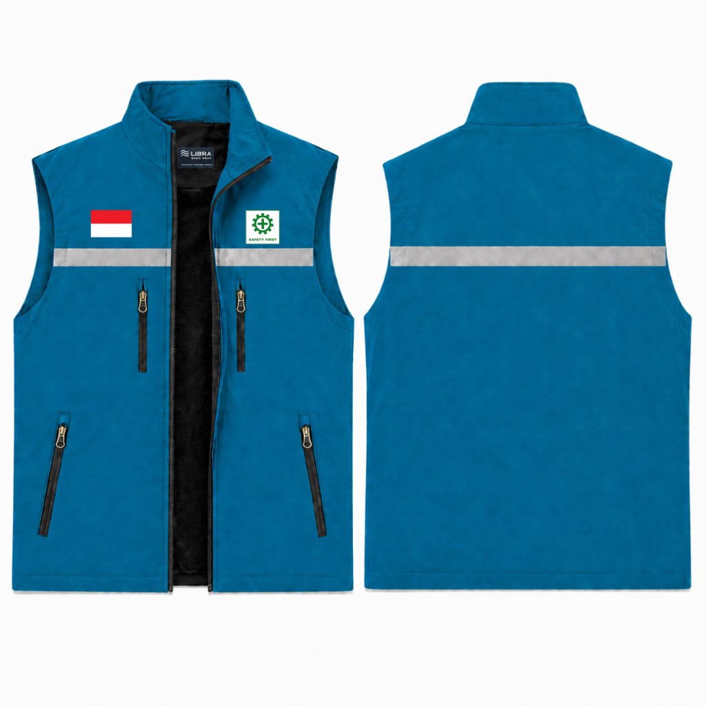 Diskon  Rompi Safety Proyek Lapangan / Rompi Taslan Safety K3 / Rompi Safety Tactical / Rompi Kerja 