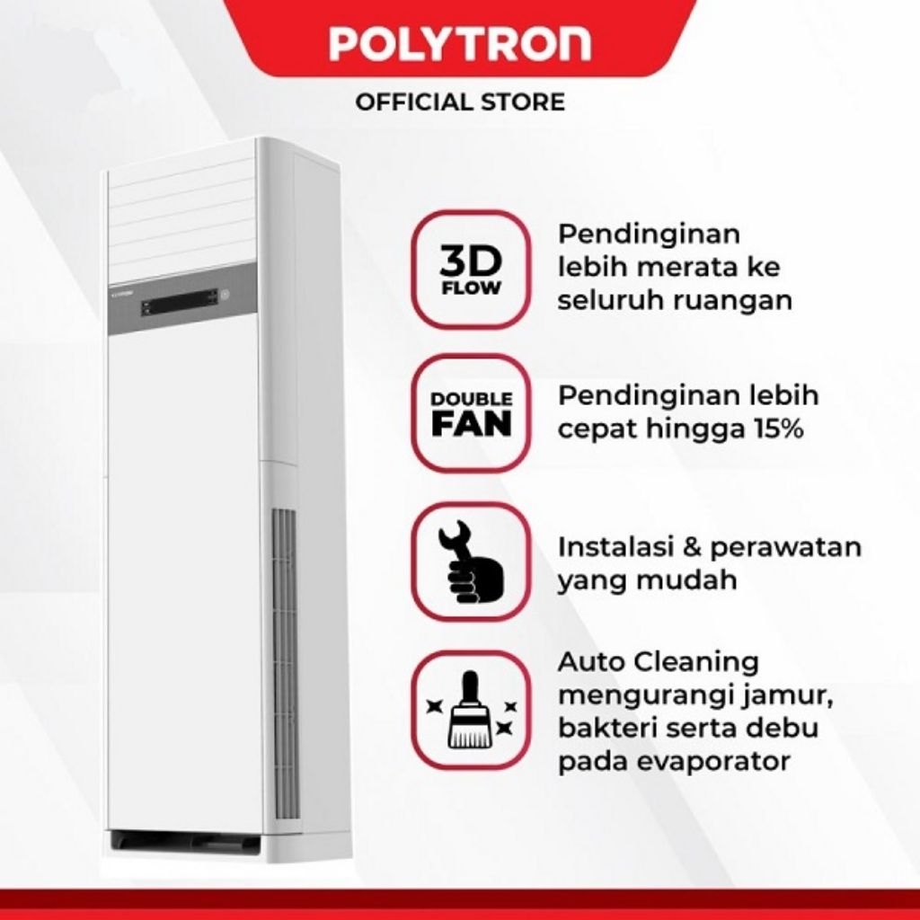 Polytron PSF-2132 AC Floor Standing 2 PK Standard