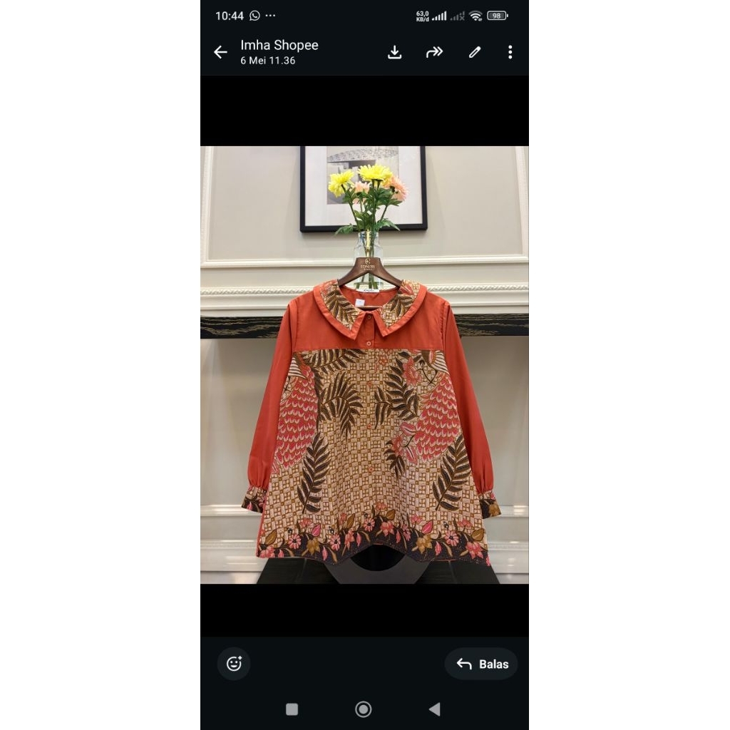 pesanan batik