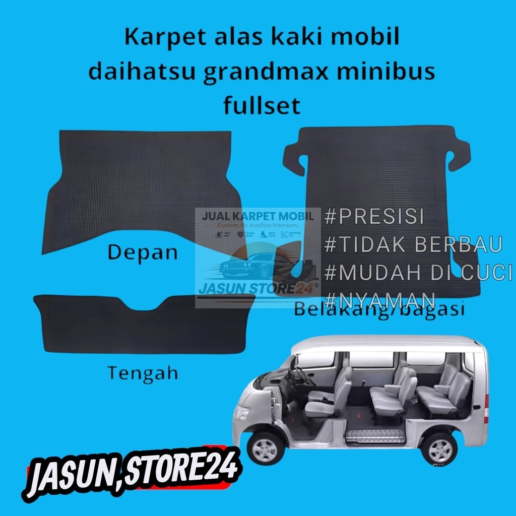 Karpet Mobil Daihatsu GrandMax minibus fullset