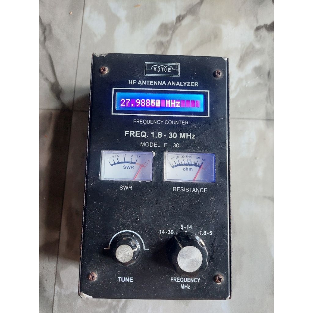 HF Analyzer antena lokal