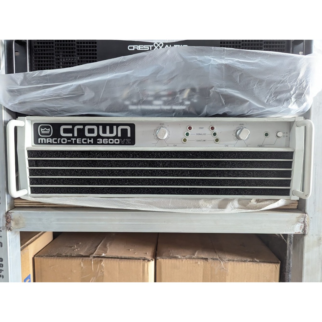 POWER AMPLIFIER CROWN MACRO TECH 3600VZ (SUDAH PACKING KAYU)