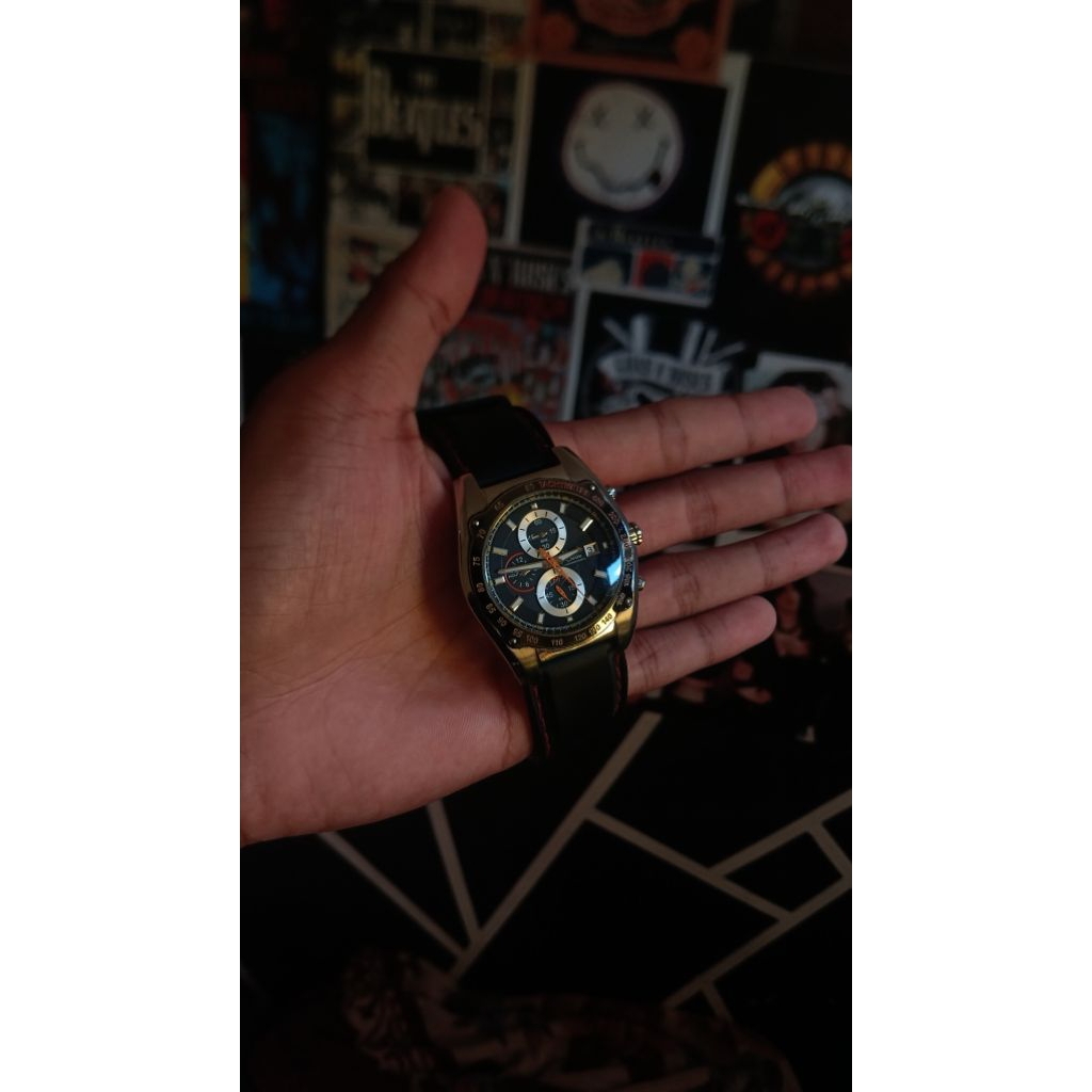 jam tangan Alexandre Christie chronograph second