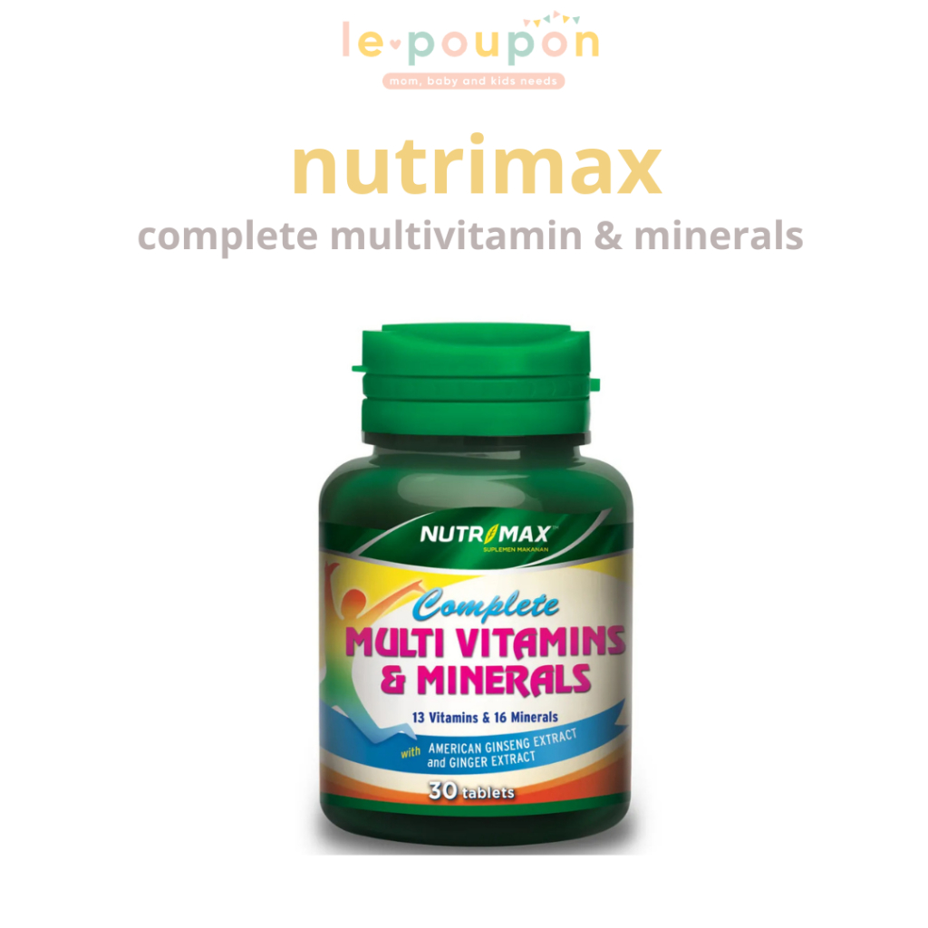 Nutrimax Complete Multivitamin & Minerals 30 Tablet