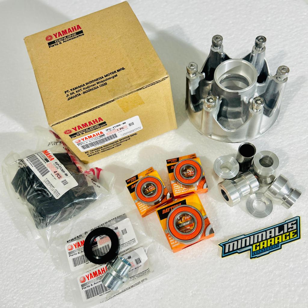 Paket Pendukung PNP Boshing Bos Bosing Bearing Kit Bahan PNP Velg Mx King ke R15 VVA V3 V4 Vrossi VN