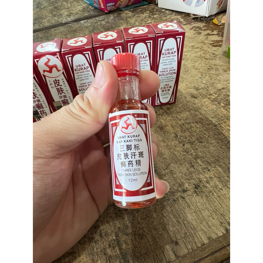 OBAT KURAP CAP KAKI TIGA ORIGINAL MALAYSIA - OBAT PANU - OBAT GATAL - KRIM GATAL - OBAT KULIT - OBAT