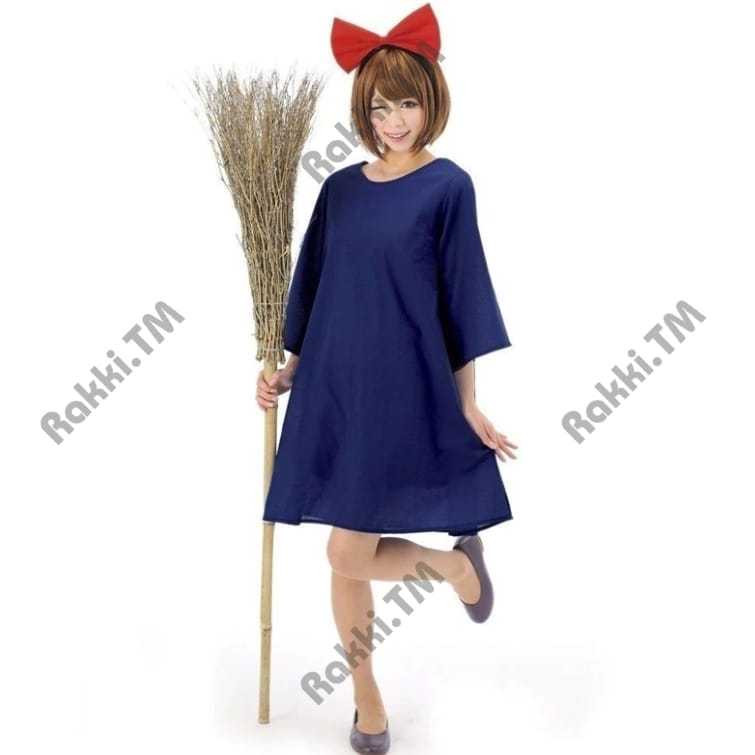 Kostum Cosplay Anime Dress Kiki Delivery Service Ghibli / Kiki Delivery Service Costume Anak