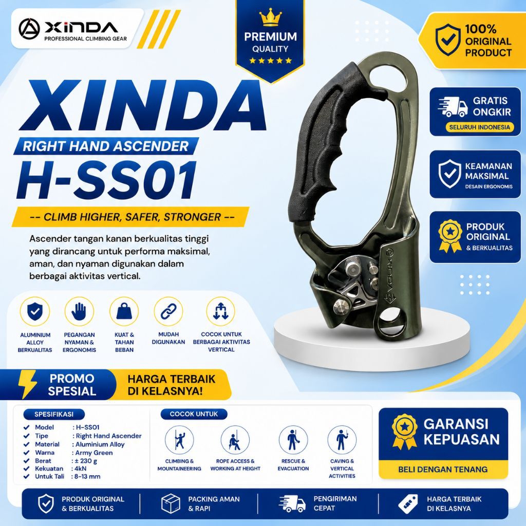 Xinda Right Hand Ascender Xinda H-SS01
