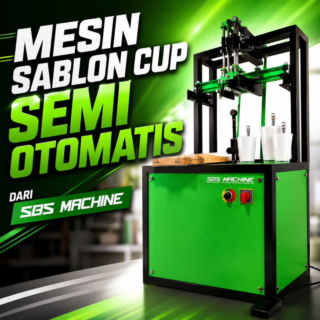 MESIN SABLON CUP SEMI OTOMATIS - SBS MACHINE