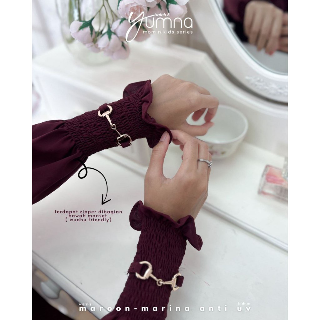 YUMNA BY SAHABAT MUSLIHA/ ABAYA GAMIS SET KEKINIAN/ ABAYA SET KHIMAR/ ABAYA GAMIS LEBARAN 2027/ ABAY
