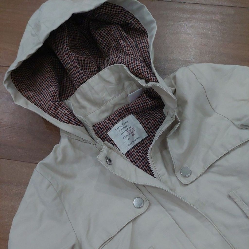 ZARA JAKET ANAK KIDS GIRL COAT MANTEL HOODIE ORIGINAL ORI