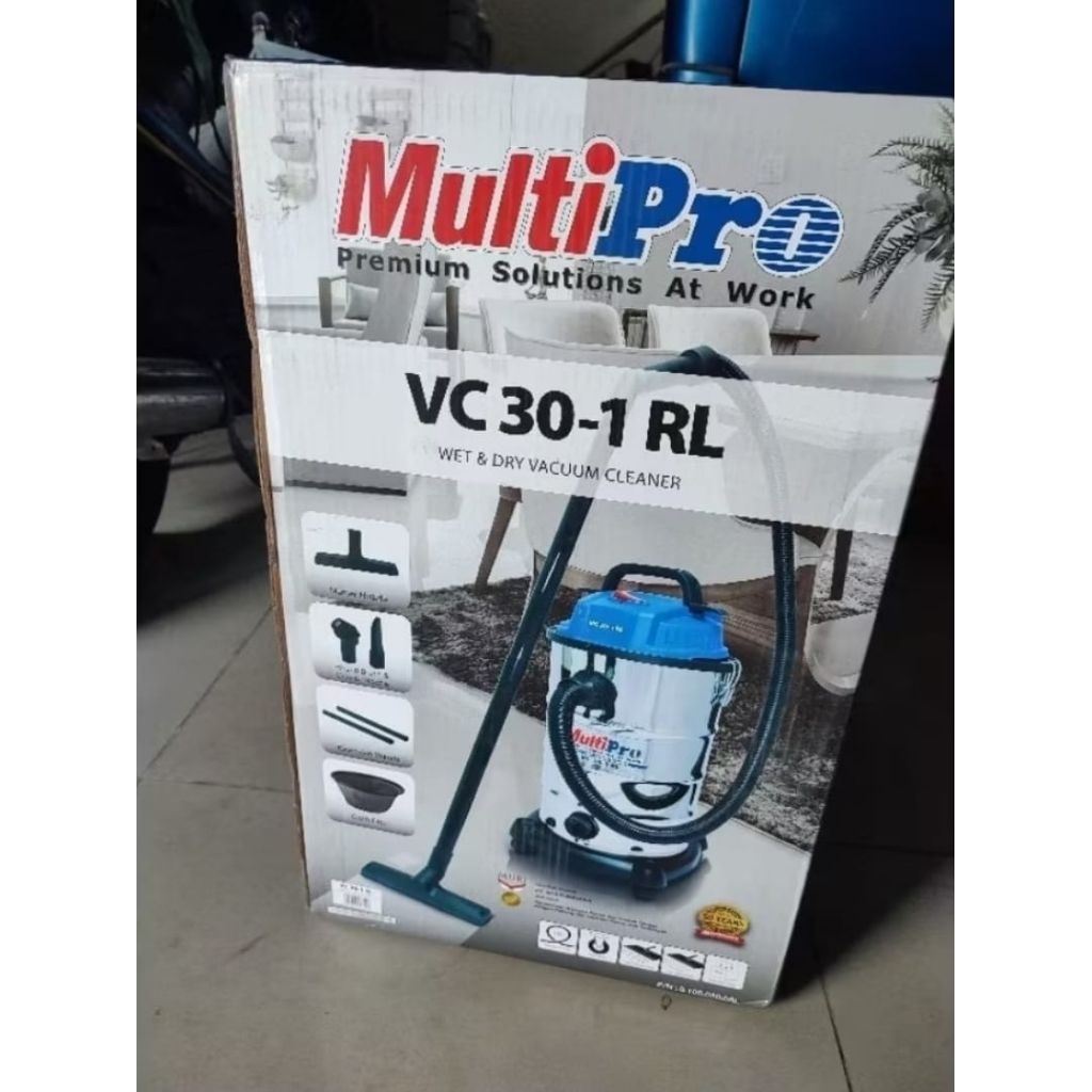 multipro vc 30 1 RL vacuum cleaner wet and dry vc30 1RL