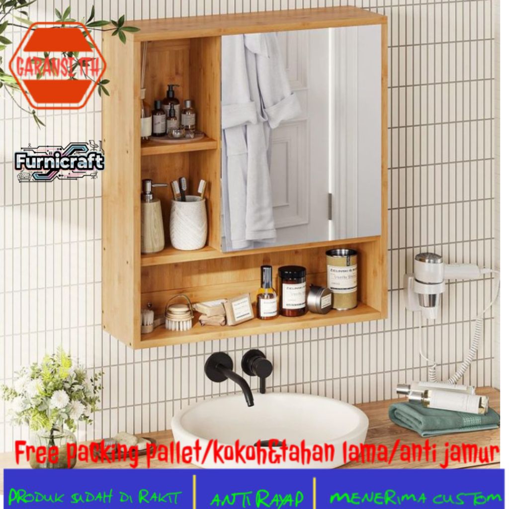 ALMARI KACA CERMIN,ALMARI GANTUNG.untuk kamar mandi,ALMARI OBAT,rak kosmetik