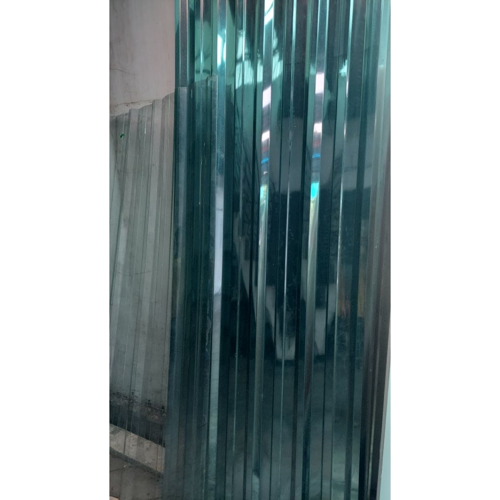 Lunalite-X 0.6mm Polycarbonate Spandek Transparan Gelombang Galvalum Murah Tembus Cahaya