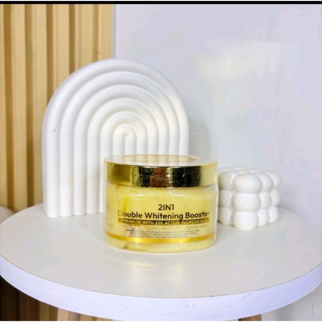 HB 2IN1 DOUBLE WHITENING BOOSTER IMD GLOW/HB IMD GLOW TERBARU