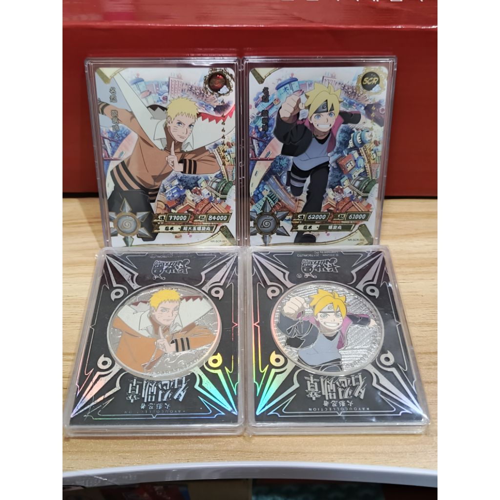 kartu naruto kayou Naruto & Boruto SCR Card Set + KOIN Set