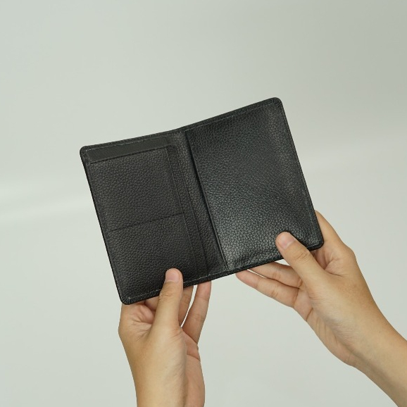 Aleta Indonesia - Passport Case Kulit Asli Model Lipat Elegan Awet & Ringkas Free Grafir Nama