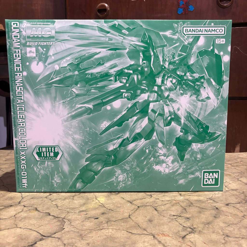 MG 1/100 Gundam Fenice Rinascita (CLEAR COLOR) P-BANDAI LIMITED ITEM EVENT