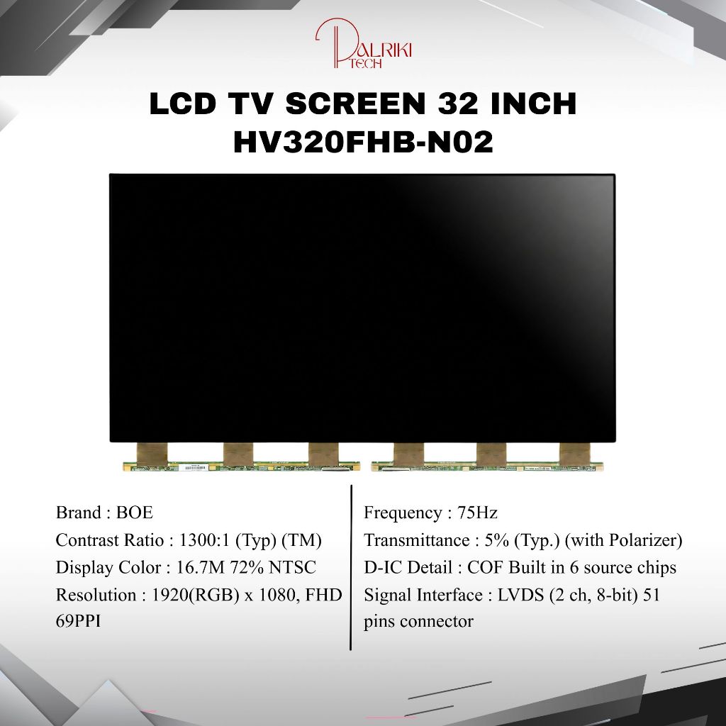 BOE LCD TV SCREEN 32 INCH ORIGINAL HV320FHB-N02 HV320FHB-N10 HV320WHB-F56 HV320WHB-F70