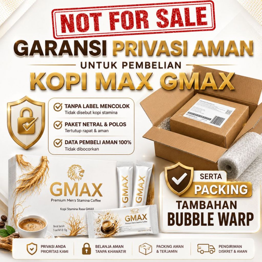 GARANSI DIGITAL PACKING TAMBAHAN untuk pembelian produk minuman kopi vmax gmax