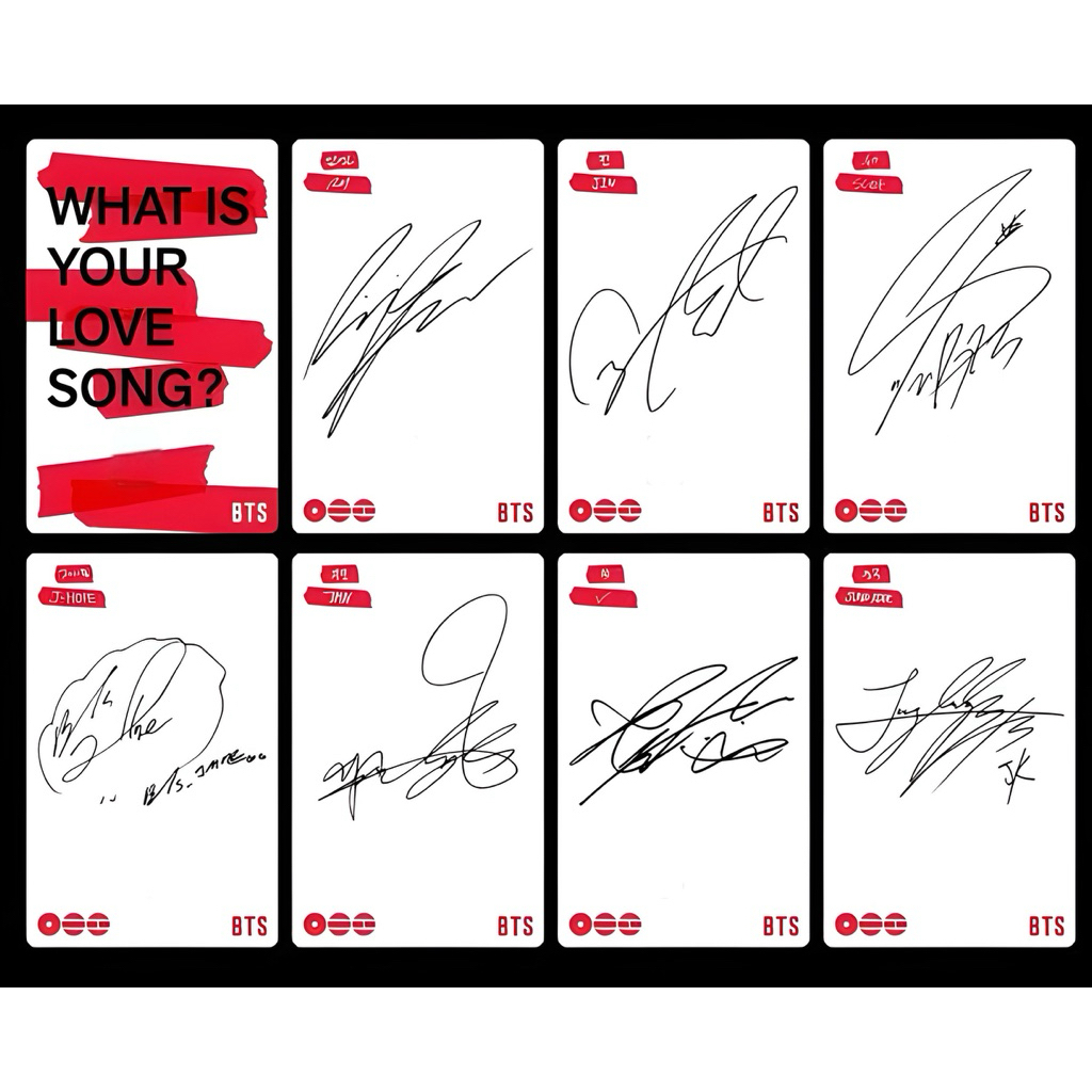 CUSTOM E-MONEY BTS NAMANE CARD