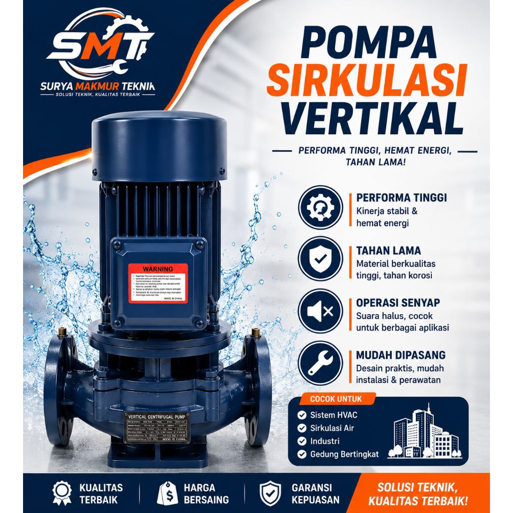 Pompa Transfer 5.5Kw Pompa Booster Pipa 3in Pompa Pendorong 3phase