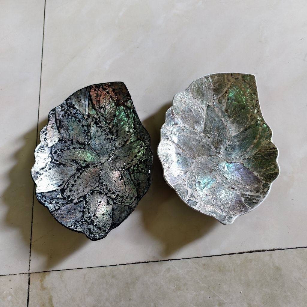 Piring Kerang Abalone Tempat Wadah Buah Piring Saji