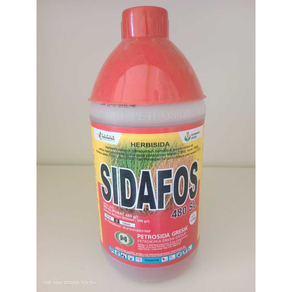 SIDAFOS 480 SL 1 LITER HERBISIDA