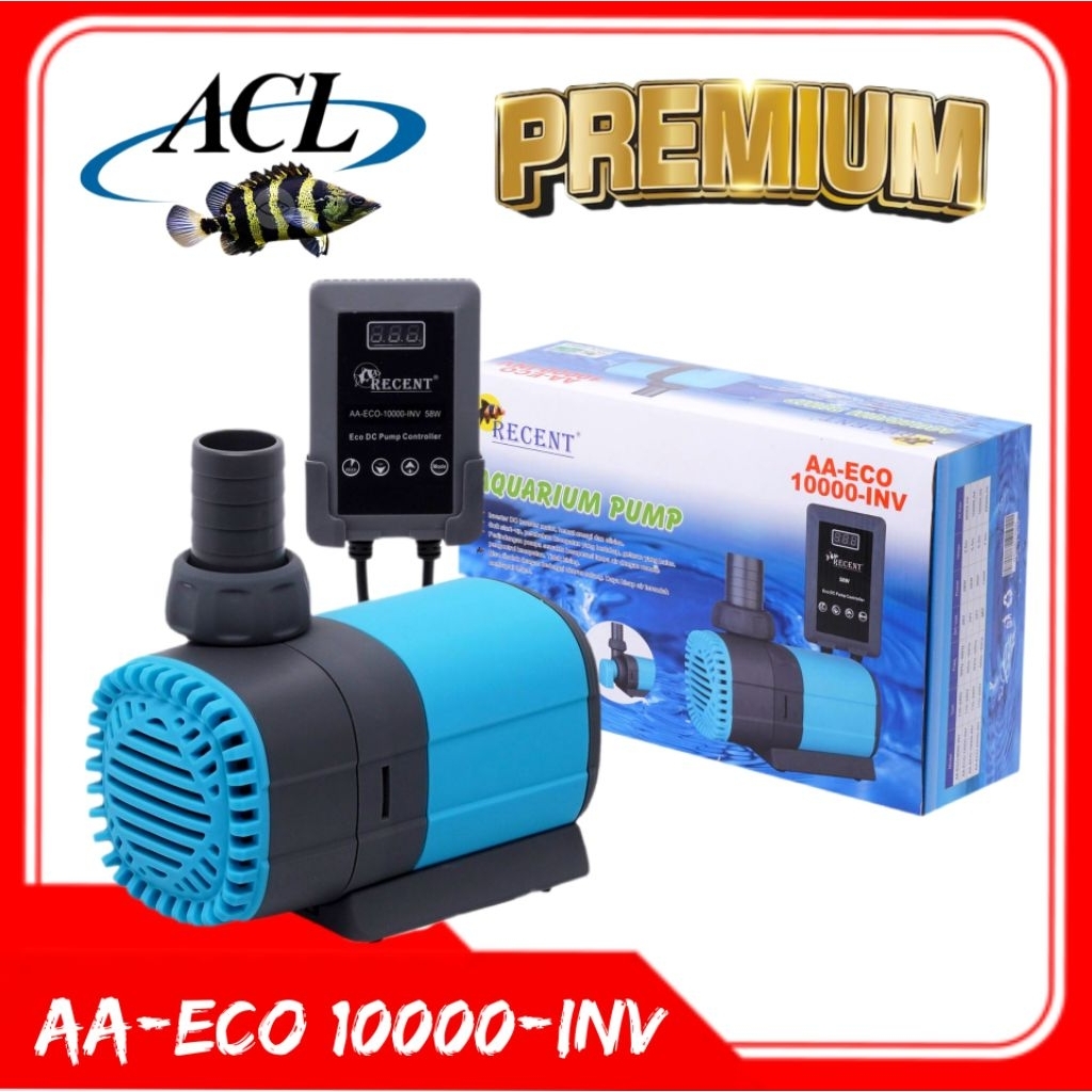 RECENT ECO-10000 INVERTER POMPA KOLAM IKAN