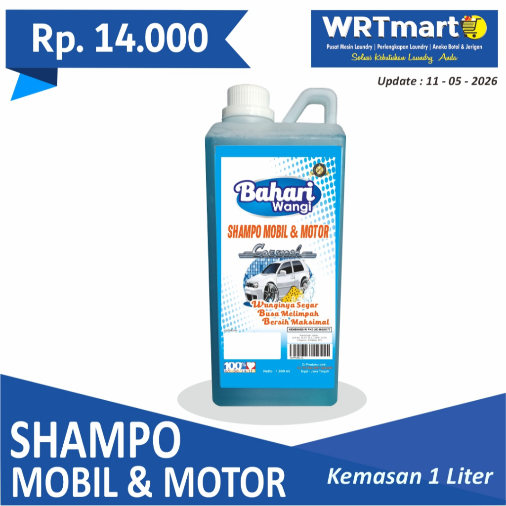 shampo mobil / shampo cuci mobil / sabun cuci